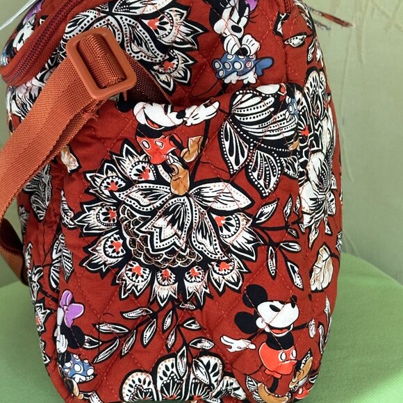 VERA BRADLEY DISNEY LUNCH CROSSBODY BAG :NWT MICKEY & MINNIE'S FLIRTY FLORAL - Picture 4 of 16